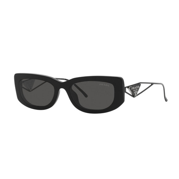 NEW PRADA SQUARE WOMEN BLACK PR14YS 1AB5S0 SUNGLASSES PR 14YS PRADA SPR 14Y - Picture 2 of 7